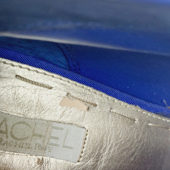 New Rachel Roy Pepino Purple Leather Peep Toe Heels F108 - Picture 13 of 14